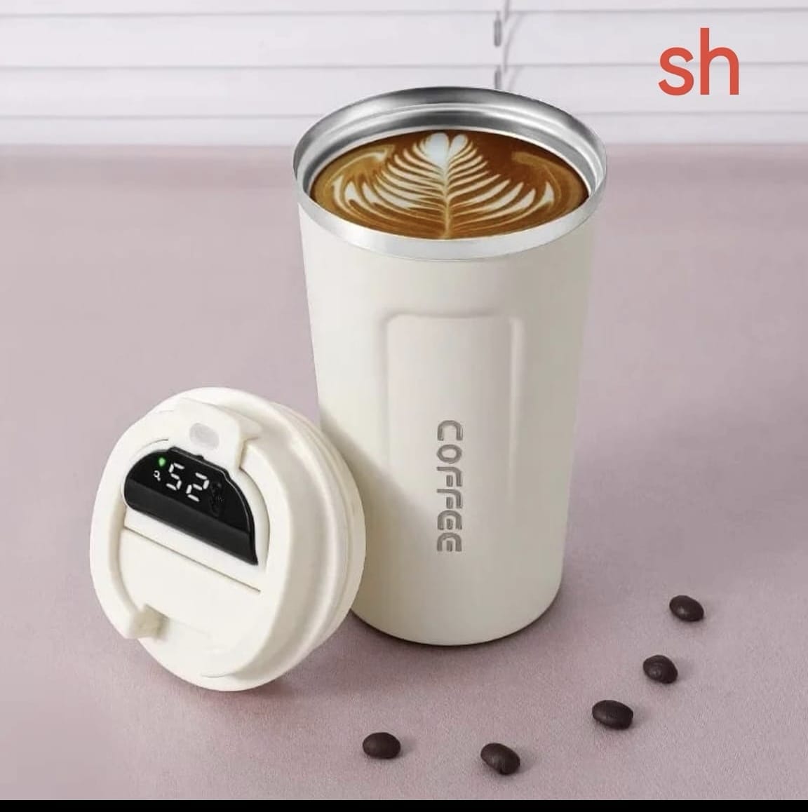 Stainless steel insulated coffee mug