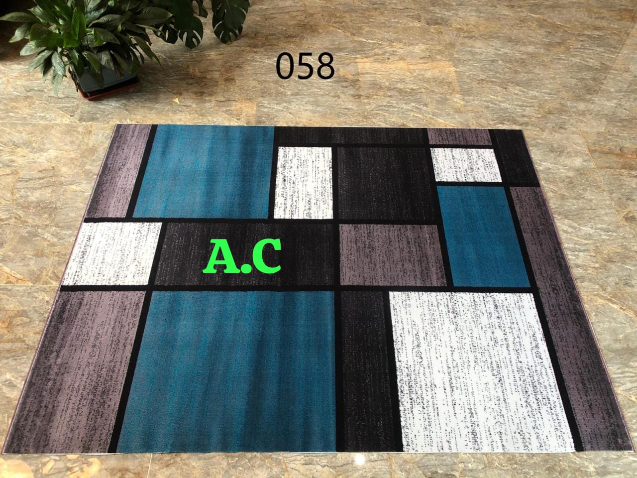 assorted carpet 3d 1.8x2m