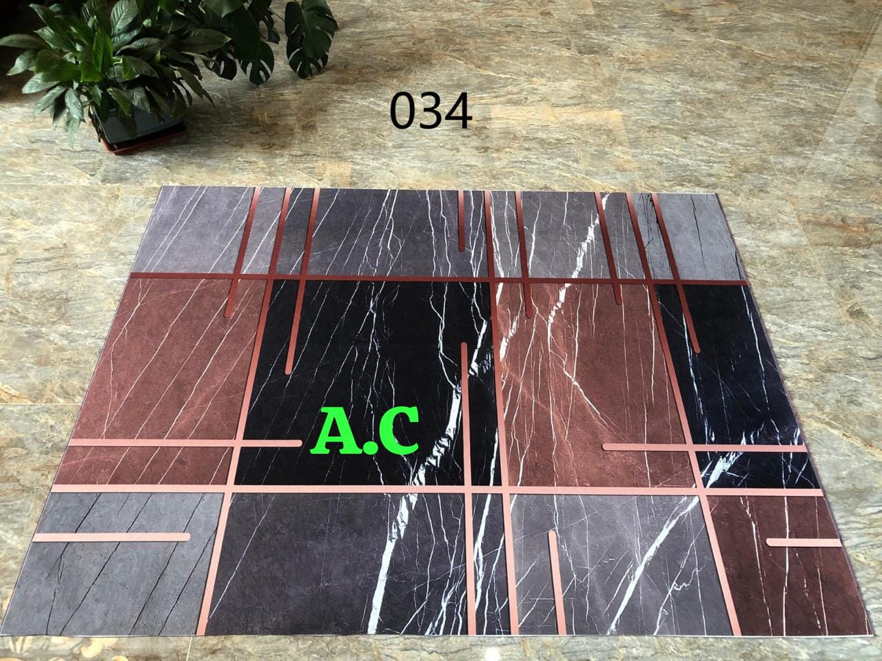 assorted carpet 3d 1.8x2m