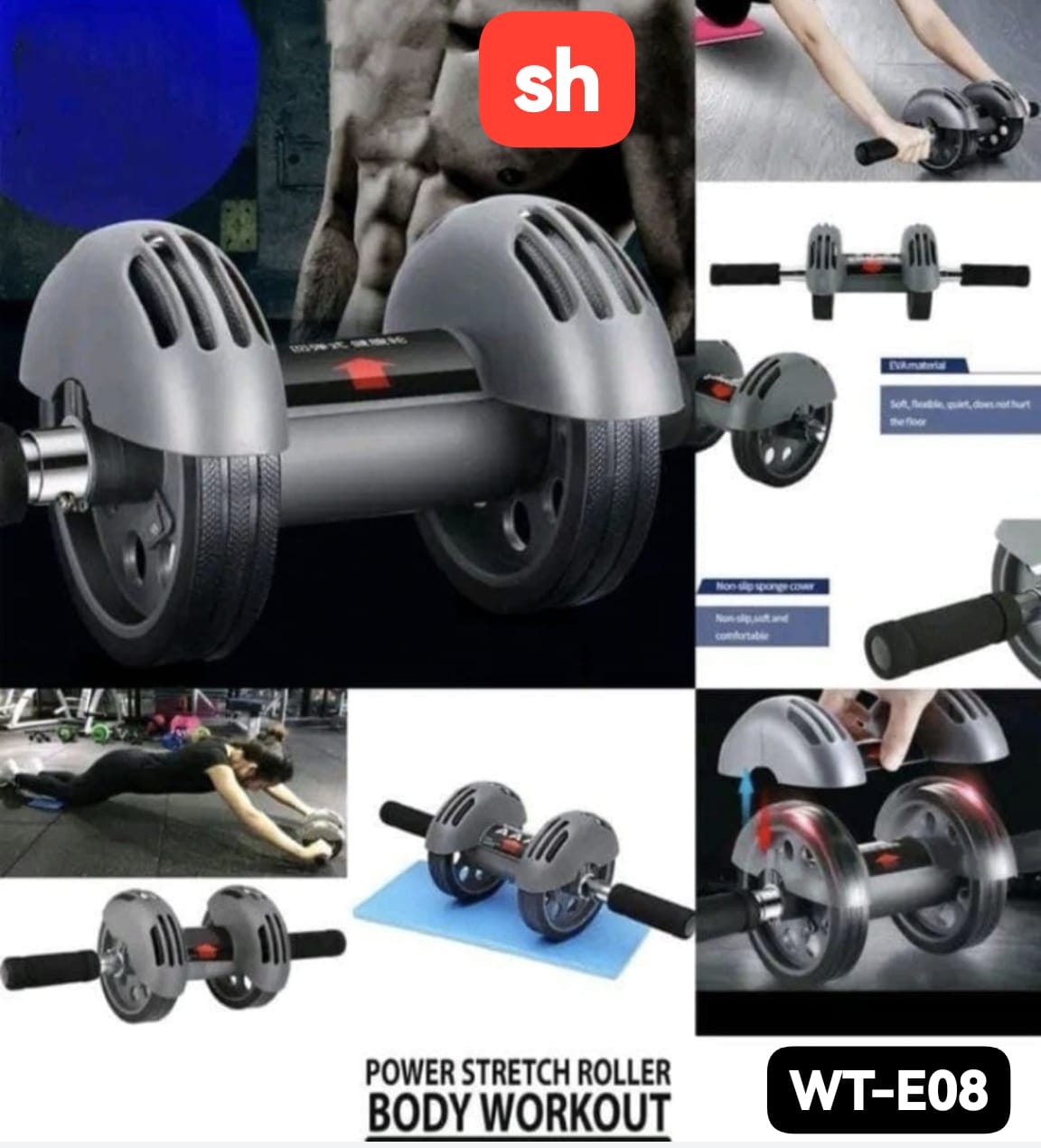 Power stretch roller body workout