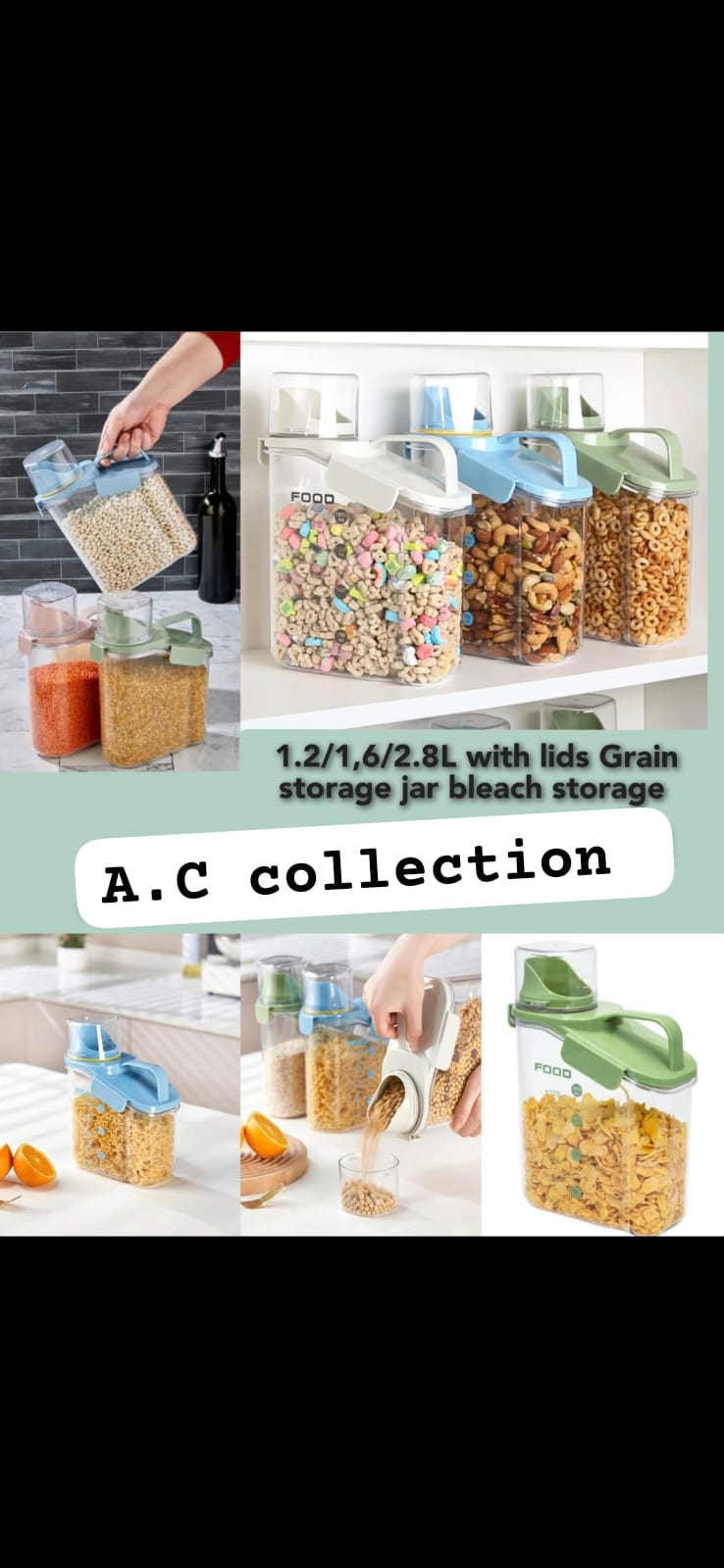 3pcs storage jar