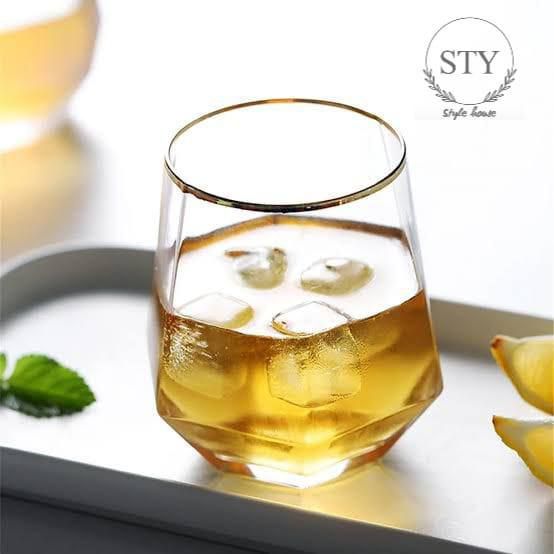 7pcs diamond shaped glass