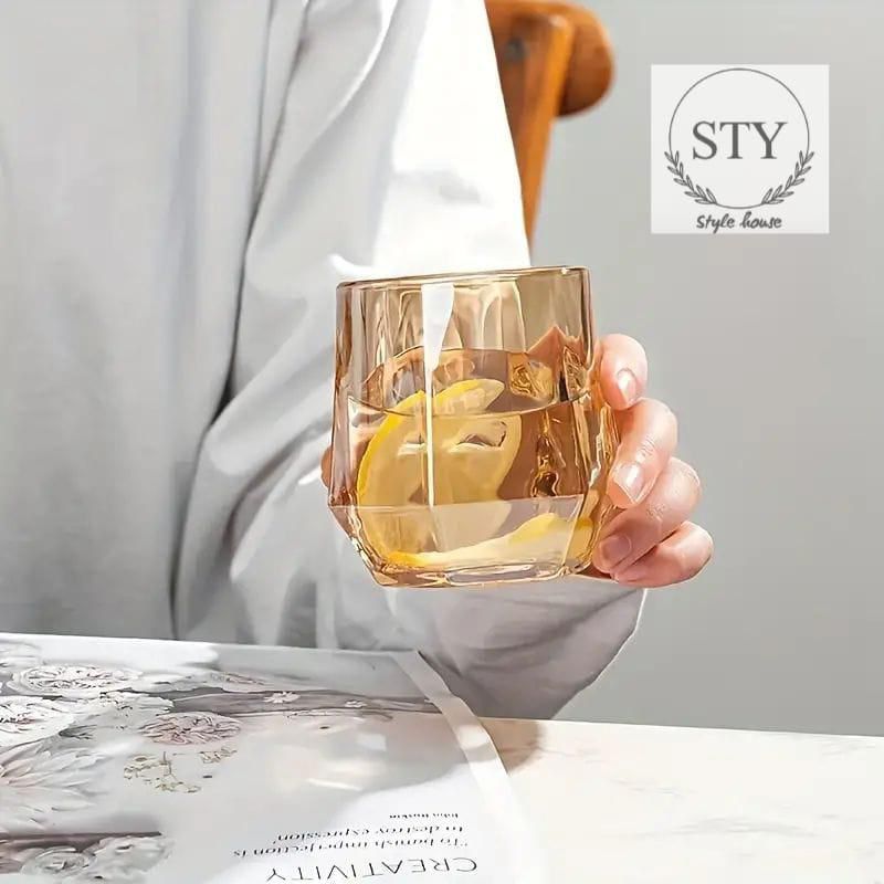 7pcs diamond shaped glass