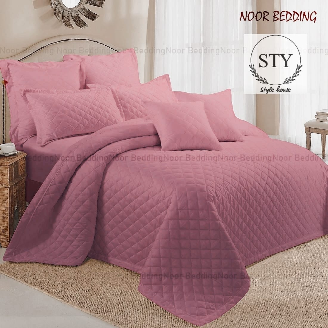 9pcs king sizes Bedding Set