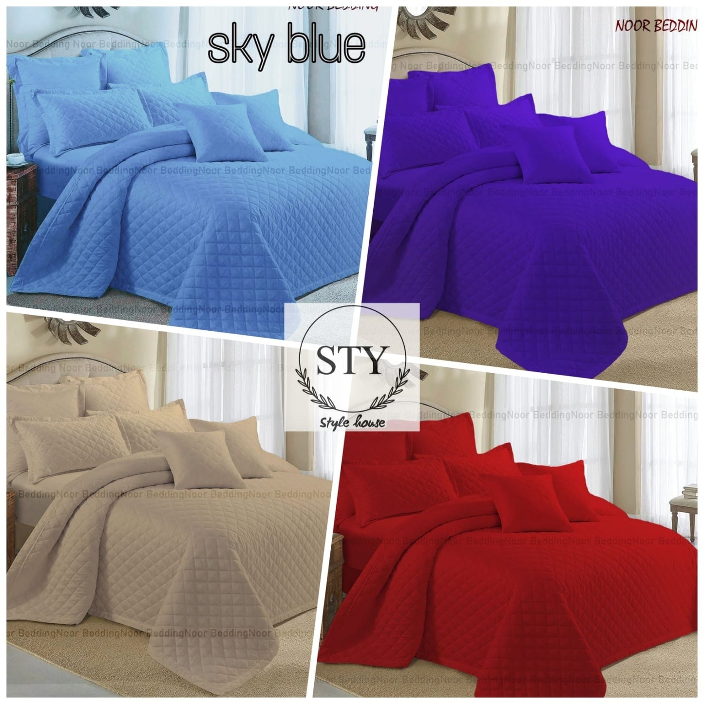 9pcs king sizes Bedding Set