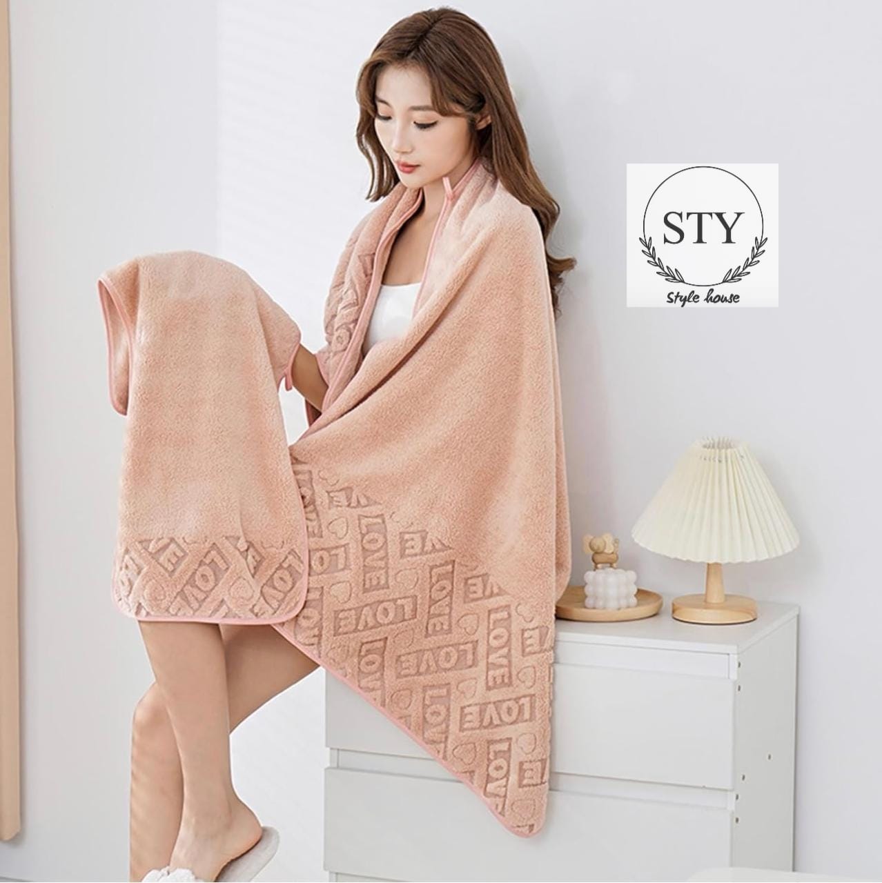 2pcs bathing towels