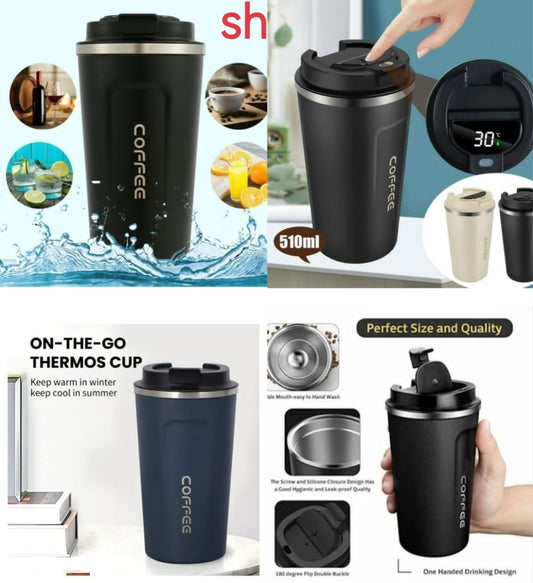 Stainless steel insulated coffee mug