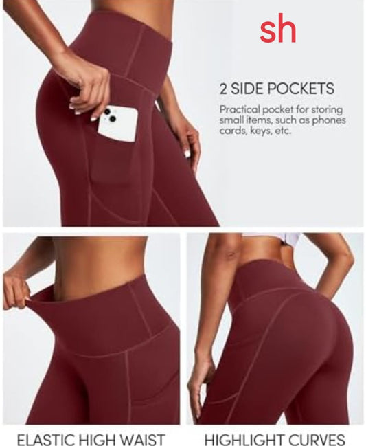 Short high waist yoga tight  2 for 1