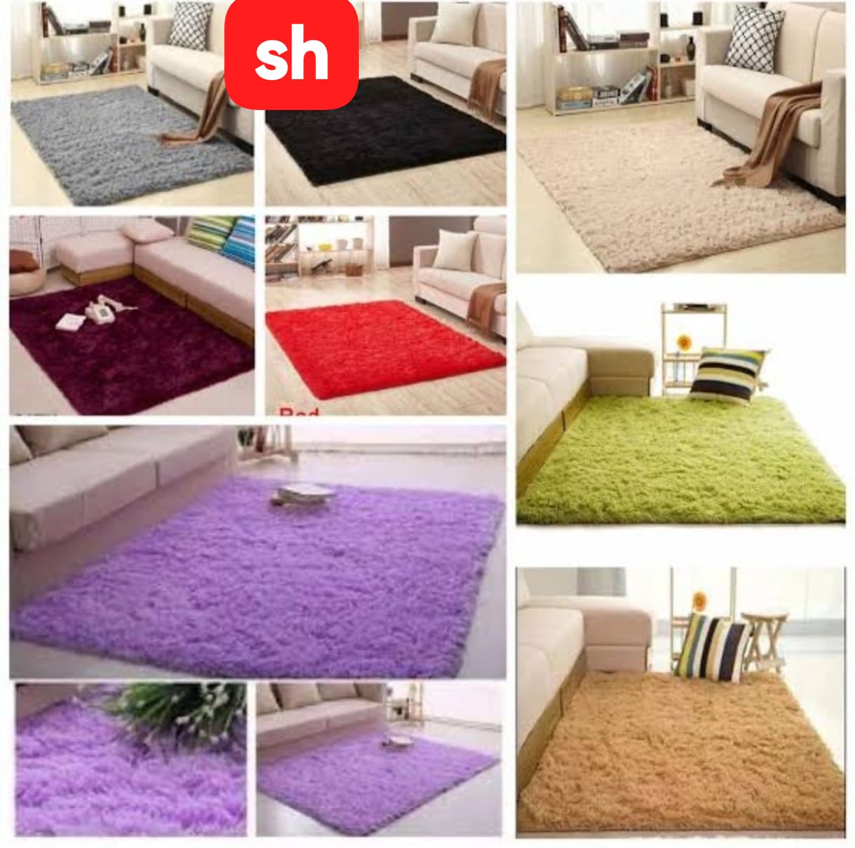 Fluffy carpet  1.5x2M