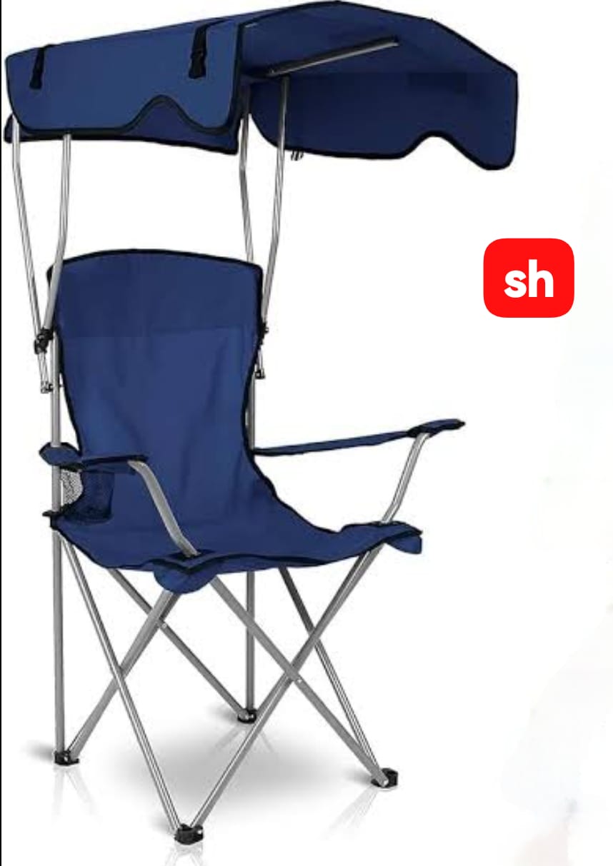 Sun protection foldable canopy chair