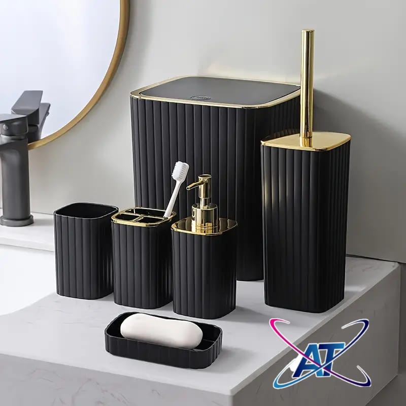 6pcs bathroom set